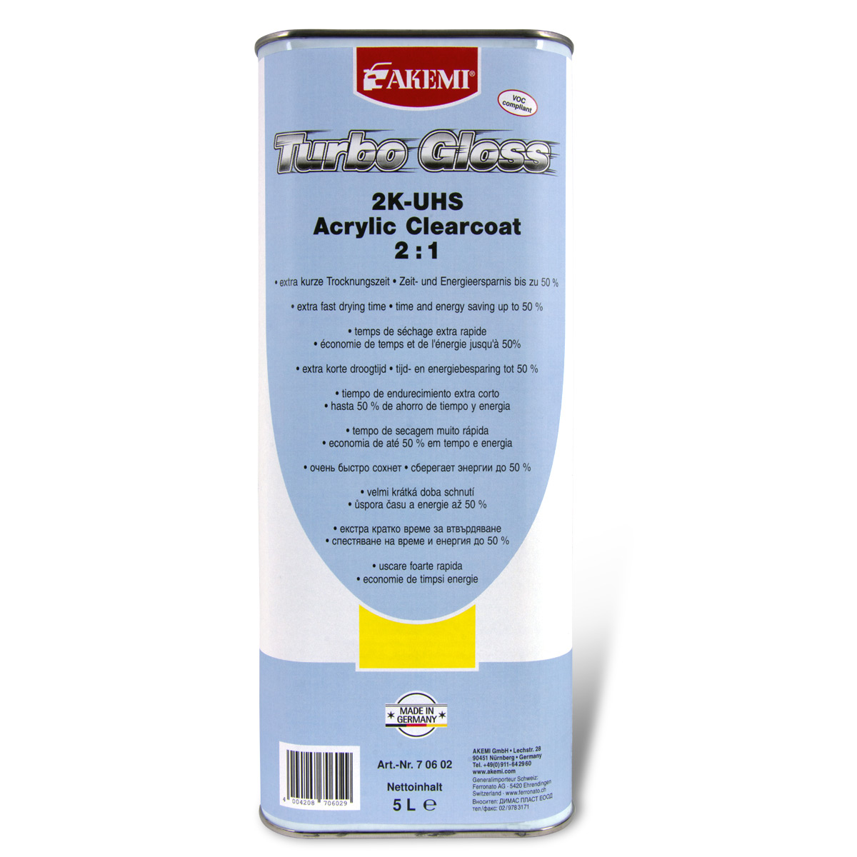 Turbo Gloss 2K-UHS Clearcoat 2:1